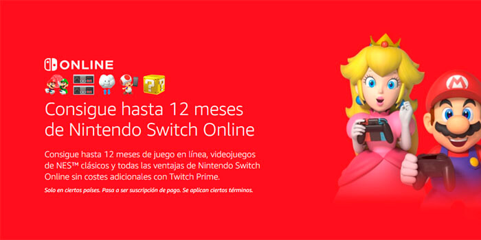 Como Conseguir Los 12 Meses De Nintendo Switch Online Gratis Con Amazon Prime