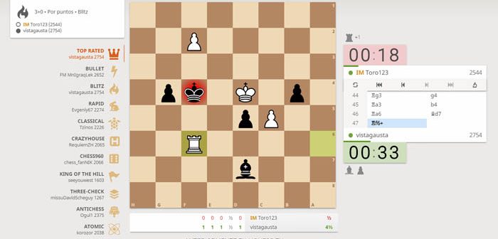 Lichess, juega al ajedrez online en móvil y contra tus