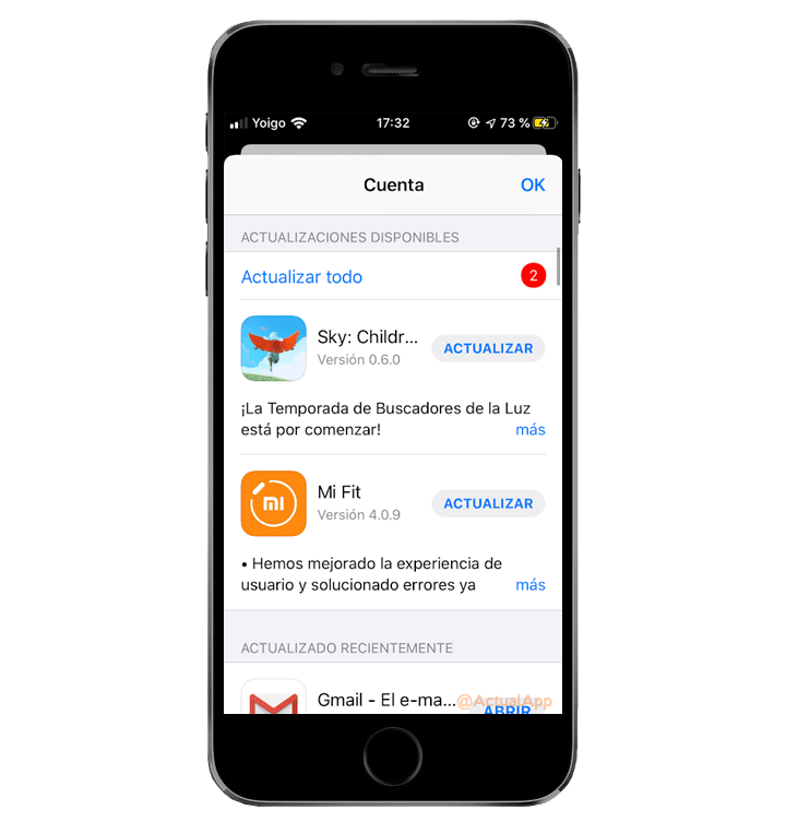 Cómo actualizar las apps en iOS 13 paso a paso