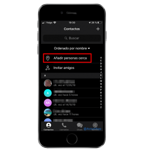contactos en telegram