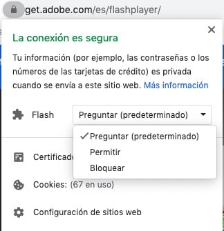 habilitar flash en google chrome 2