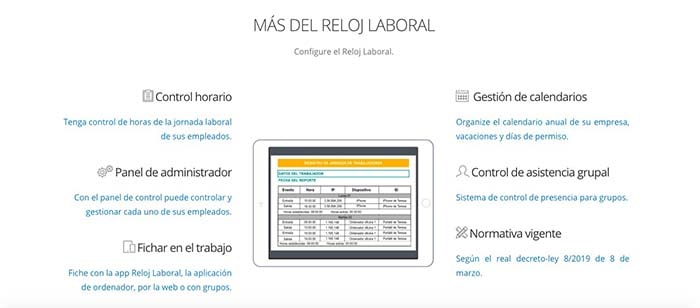 reloj laboral