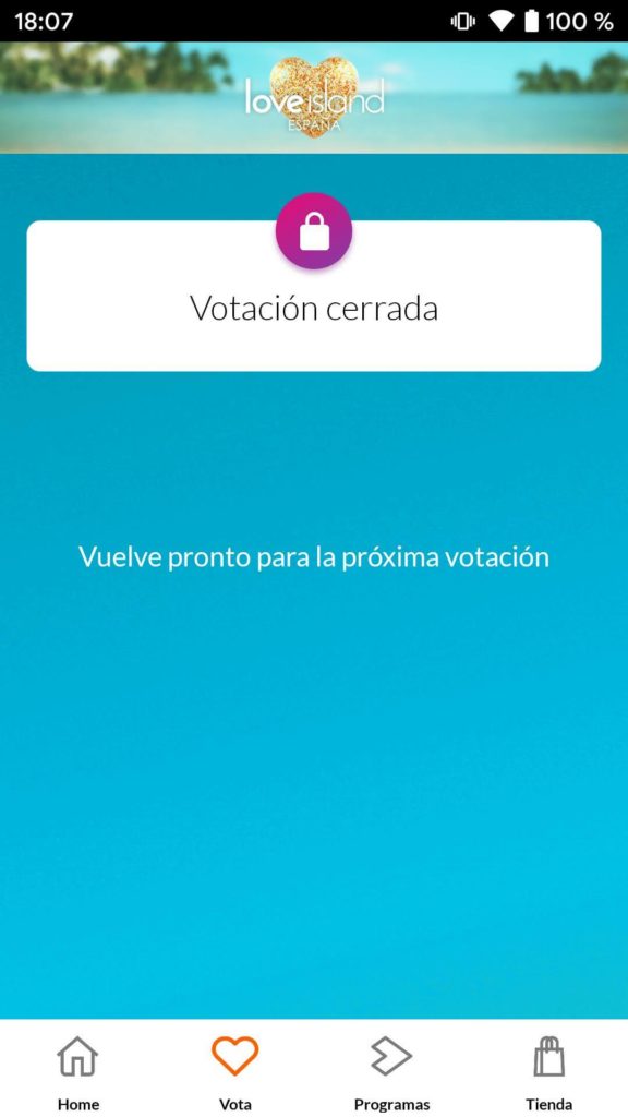 love island app votar