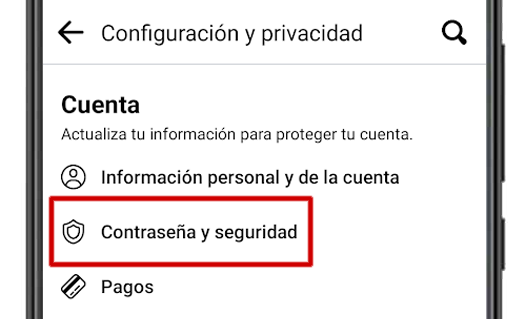 facebook contraseña y seguridad configuracion