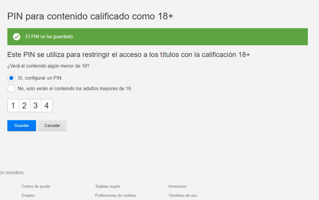 Netflix Cómo proteger el contenido +18 con un PIN ActualAPP