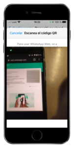 whatsapp escanear qr
