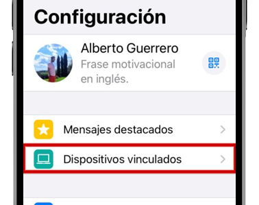 whatsapp ios configuracion