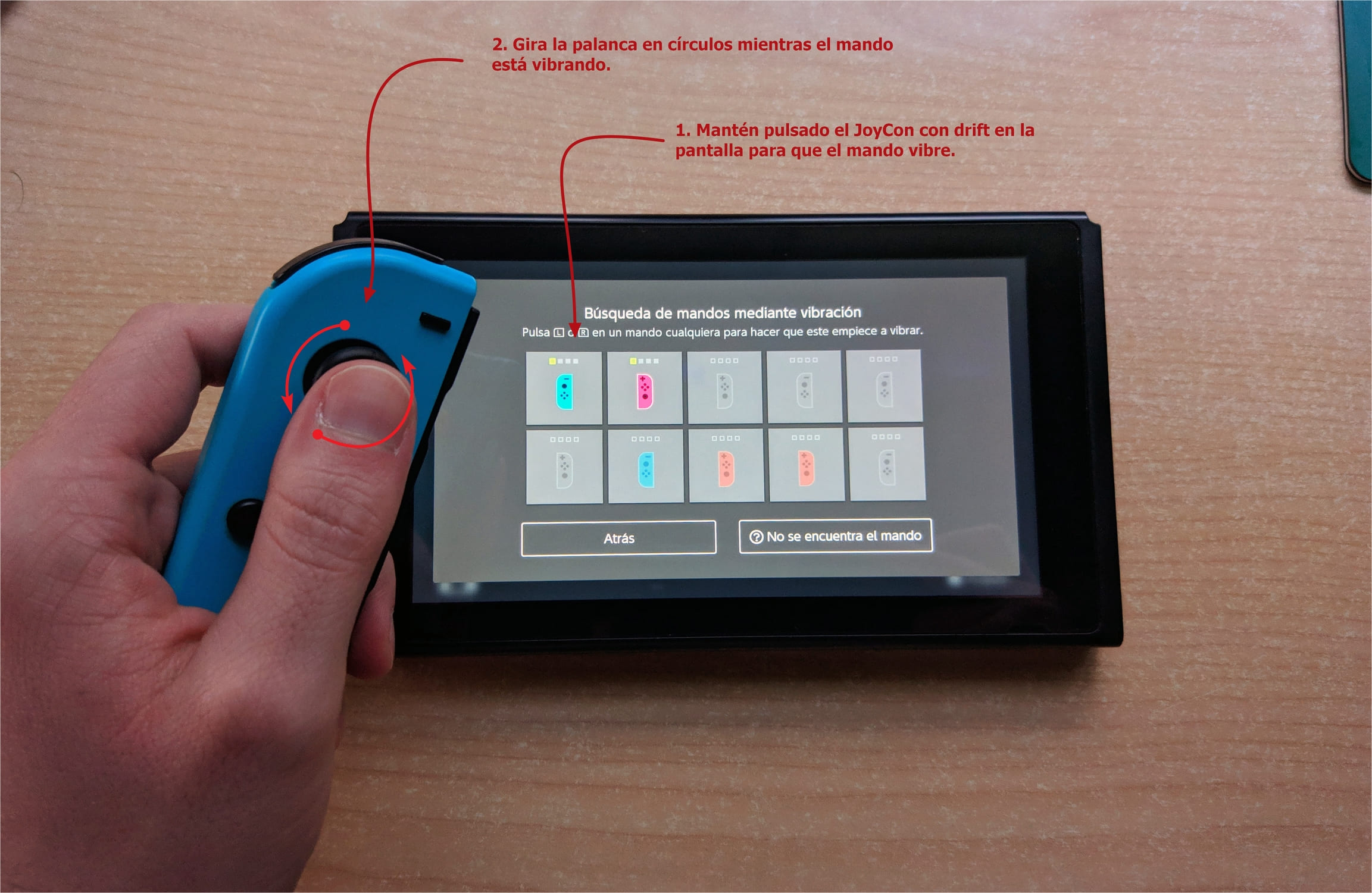 joycon drift solucion mandos switch vibración