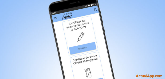 la meva salut pasaporte covid app