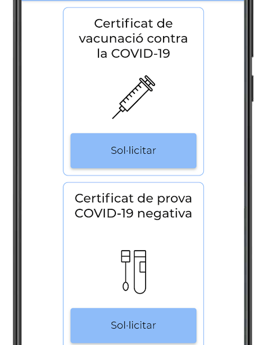 la meva salut solicitar certificado vacunacion covid prueba negativa