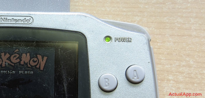 gameboy advance gba power led