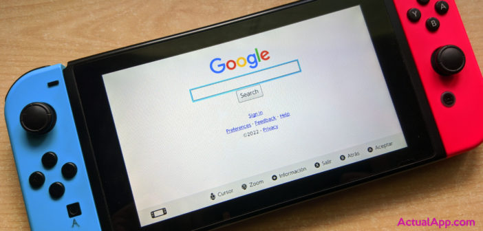 nintendo switch google navegador actualapp