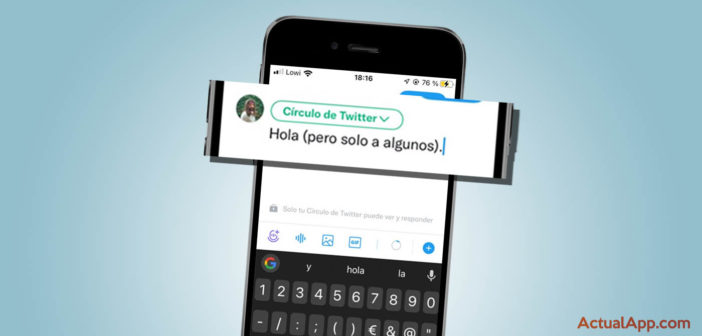 círculos de twitter