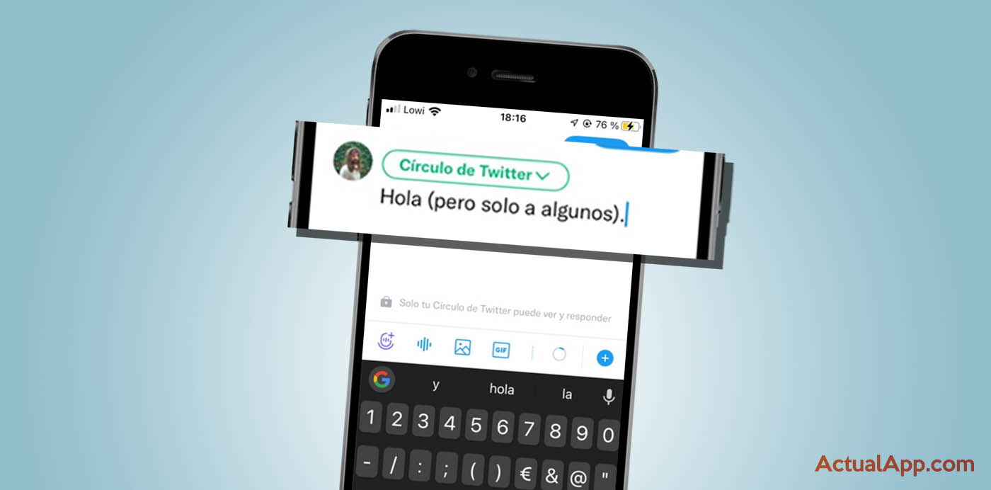 círculos de twitter