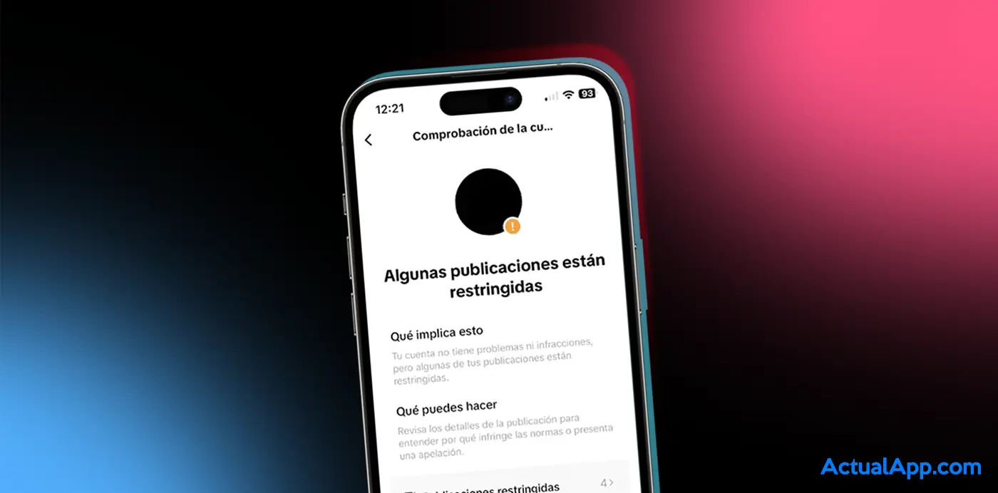 tiktok pocas visitas restringido