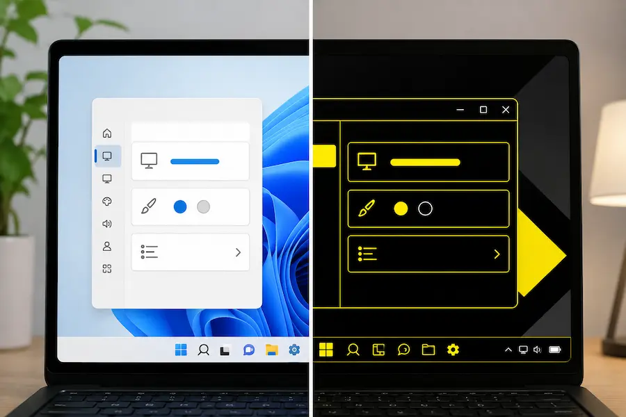 contrast windows